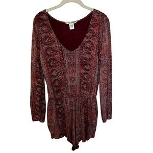 Billabong Long Sleeve See the Sun Romper Medium